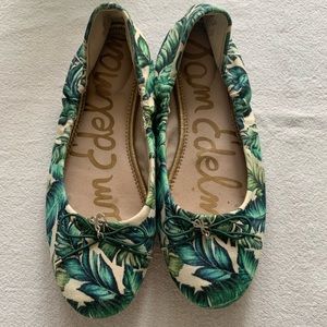 Felicia Jade Palm ballet flat